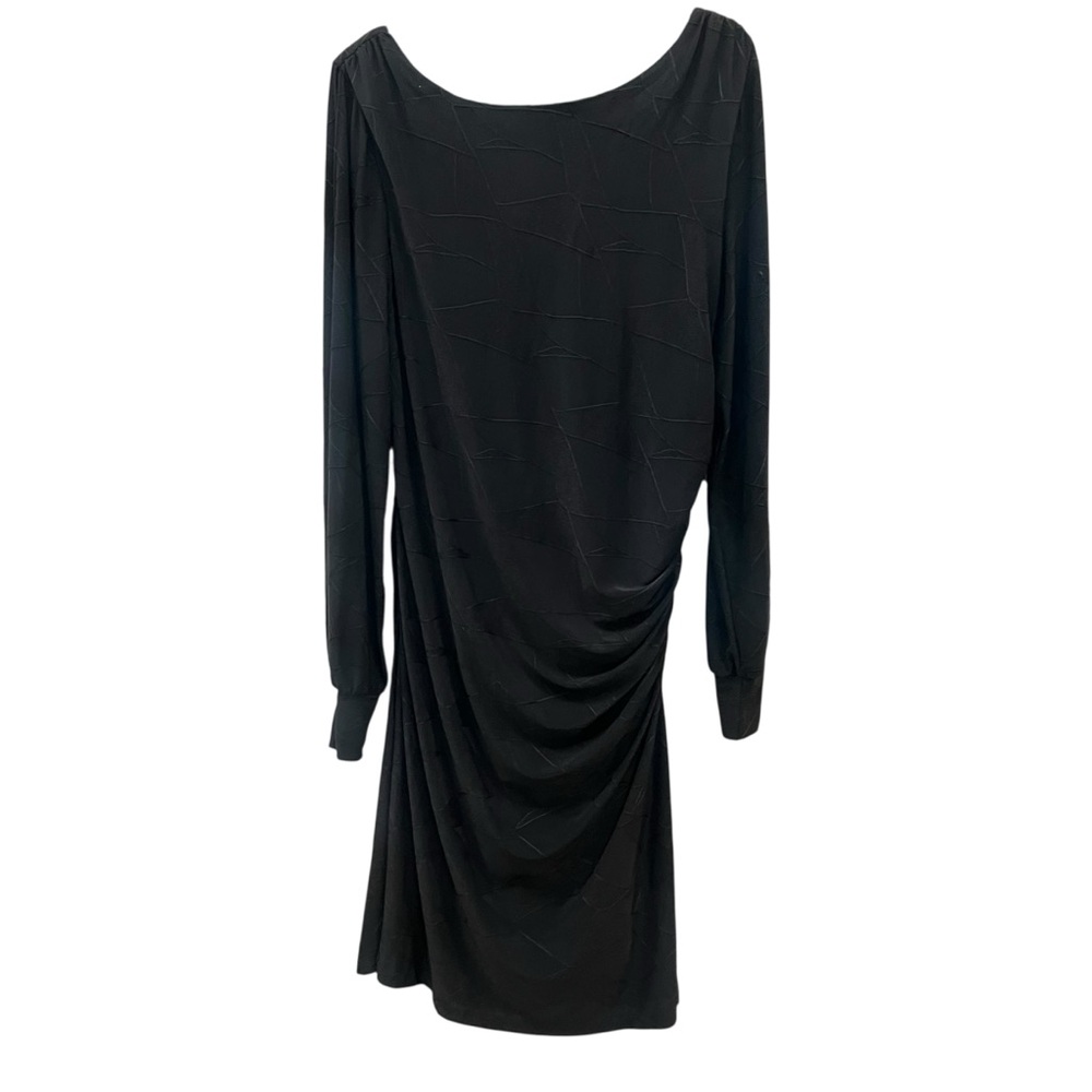 NWT Le Chateau XL Black Sheath Dress with Split Dolman Sleeves